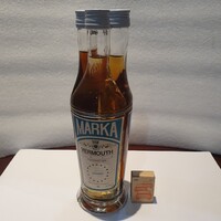 Hollóházi Museum-Quality Three-Headed Vermouth Bottle from the Socialist Era