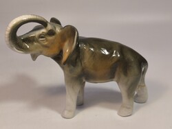 Royal Dux porcelán elefánt.Sèrült!  TP17