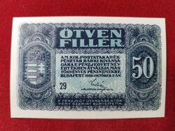 50 Fillér 1920 UNC.