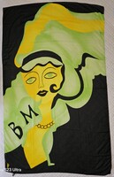 Vintage, NAGYMÉRETŰ, EXKLUZÍV NŐI KENDŐ / SÁL – MŰVÉSZI, RITKA DARAB