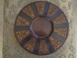 Retro WILL k.Iparművész réz, dísztál - kínáló OLCSÓN !