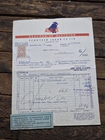 Albus szappangyár számla