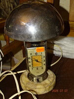 RÉGI MOFÉM ASZTALI LÁMPA ÓRA GOMBALÁMPA