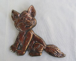 Vuk a kis róka fém fali dísz