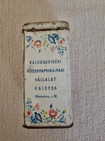 Kalocsavidéki Fűszerpaprikaipari Vállalat KALOCSA fémdoboz Kalocsai Magyar Különleges paprika
