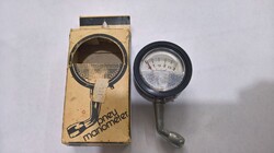 Retro régi guminyomásmérő, manométer. Gyűjtői darab, Pannónia, Csepel és szoci autókhoz