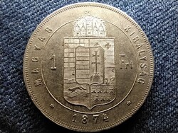 Osztrák-Magyar Forint .900 ezüst 1 Forint 1874 KB