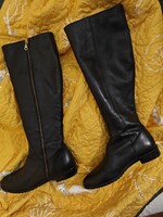 Milànóban vásárolt prémium minőségű olasz gyártású valódi bőr hosszú szárú csizma
