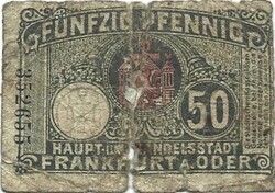 50 pfennig 1919 Frankfurt Németország