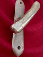 Antik réz ablak kilincs századfordulós háztömbből,szecesszio -1910.