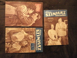 3 db 1958., 1959., 1961-es FSZM Domján Edit,Rosanna Podestá, Szabó Ernő +