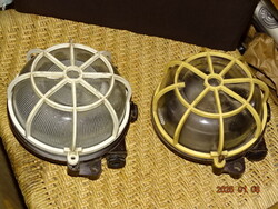 RETRO IPARI MŰHELY CSARNOK PINCE ROBBANÁSBIZTOS LÁMPA 2 DB !!!