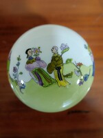 ﻿Herendi „Csung vert” mintás porcelán bonbonier – elegáns, gyűjtői darab