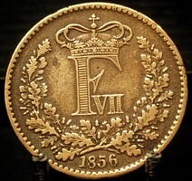 Dánia 1 skilling rigsmont, 1856 D13J4