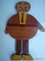 JÁTÉK - MOZGÓ - FA - 31 x 20 cm - JÁTÉK KÉSZÍTŐ MESTER MUNKÁJA