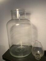 Régi,10Literes huta üveg