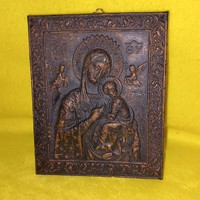 "Ikon ". Viasz mézeskalács nyomóforma, nyomódúc vagy falidísz.