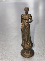 Boneparte Napóleon Csàszàr felesége bronz szobor,pecsét nyomó. Josephine Francia Csàszàrné