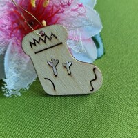 OTT102 - Karácsonyi fa dekor, Medál, DIY Kézművesség, Scrapbooking – Csizma