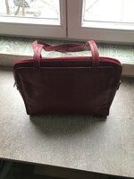 GOANNI CONTI bordó BŐR táska