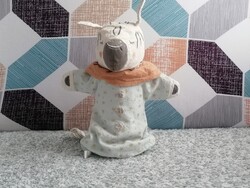 Textil kesztyűbáb - Zebra -