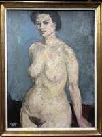 Arató István - Akt / Extrém ritka gyűjtői darab