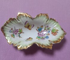 Herendi szőlőlevél tál, tálka