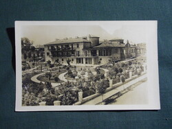 Képeslap,Hévíz gyógyfürdő,Belügyminisztérium üdülő látkép,részlet,1950-
