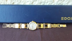 EDOX aranyozott női svájci óra