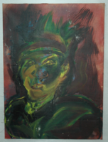 Szilágyi /Osiris/ László: Bohóc című alkotása