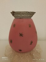 Antique Pink Glass Ampoule Shade