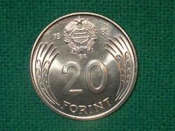20 Forint ! 1983 ! Nem Volt Forgalomban ! Verdefényes !