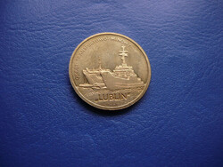 LENGYELORSZÁG 2 ZLOTY 2013 "LUBLIN" HAJÓ! UNC!