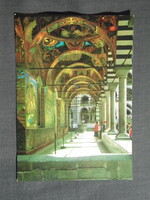 Képeslap,Bulgária,Rilai kolostor,freskók látkép,részlet,1970-