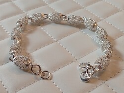 Gyönyörű 925 ös egyedi ezüst karkötő