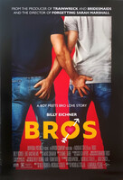 Bros, USA kiadású B1-es méretű filmplakát,moziplakát, 2022, Billy Eichner, Luke Macfarlane