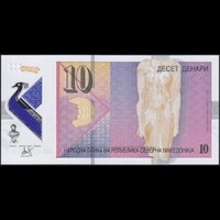 Észak-Macedónia 10 Denari 2020 P-W27 Polymer UNC