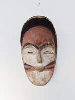 Afrikai maszk antik Pende népcsoport Kongó africká maska afrikanische Maske D73 486 6132Antik patiná