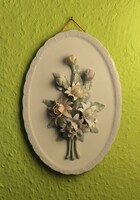 Gyönyörű Herendi porcelán fali dísz.