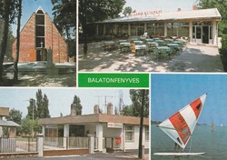Ba - 1022  Modern Balatoni képek: BALATONFENYVES  ( MT.-162/861.-0110 )