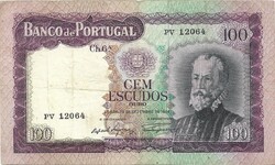 100 escudo escudos 1961 Portugália