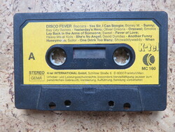 Disco Fever audio kazetta: Boney-M, Smokie, Bonnie Tyler, Baccara, stb.