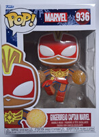 Gingerbread Captain Marvel Funko Pop figura (Holiday) (936) 2021