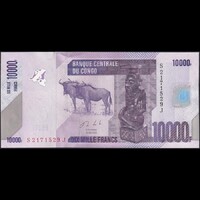 Kongó 10000 Francs 2020 P-103 UNC