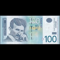 Szerbia 100 Dinara 2012 P-57a UNC