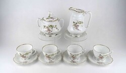 1Y363 Antik Pfeiffer & Löwenstein porcelán teáskészlet 12 darab