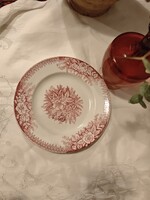 Antik francia St.Amand Jardiniere lapostányér,french vintage transferware plate