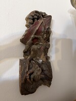 Kínai keleti faragás szobor 2db