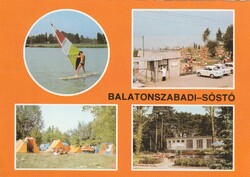Ba - 1016  Modern Balatoni képek: BALATONSZABADI-SÓSTÓ ( NYNT.-1570/851 )