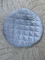 Új, kerek székpárnahuzat, szürke